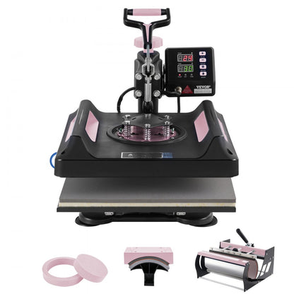 SJY-H15151P - 5-in-1 VEVOR Heat Press Machine for Home & Business