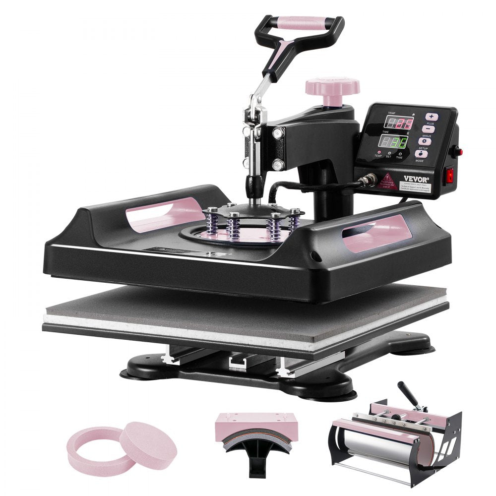 SJY-H15151P - 5-in-1 VEVOR Heat Press Machine for Home & Business