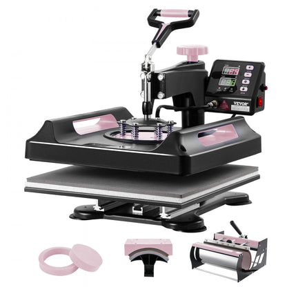 SJY-H15151P - 5-in-1 VEVOR Heat Press Machine for Home & Business