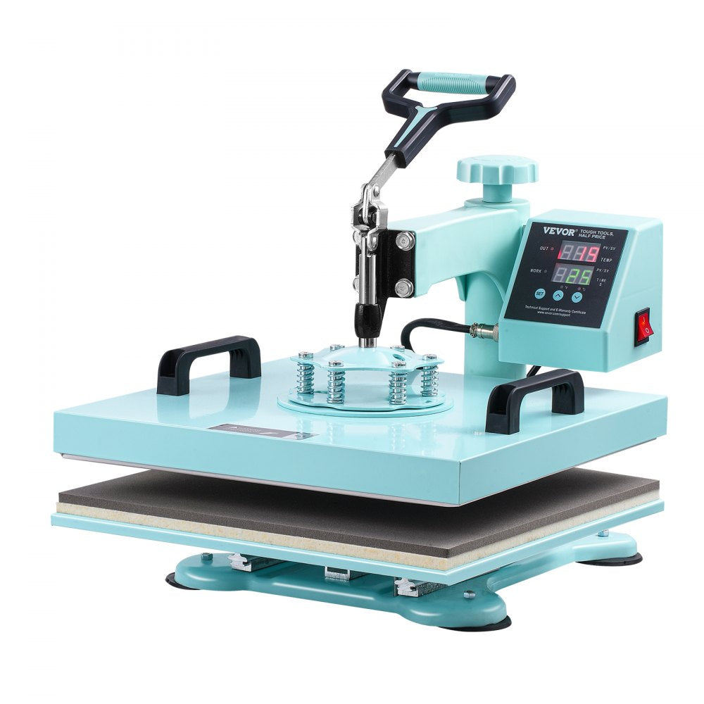 SJY-H15151M - 5-in-1 Heat Press Machine for T-Shirts, Mugs & More