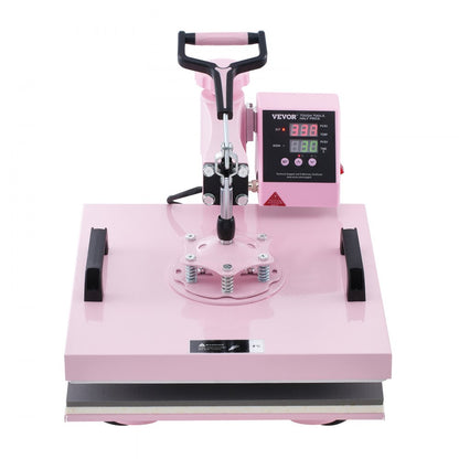 SJY-H15151M - 15x15" VEVOR Heat Press Machine with 8 Attachments and Safety Arm