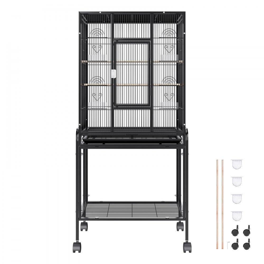 503AB - 54" Durable Carbon Steel Bird Cage for Large Birds