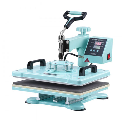 SJY-H12151M - 2-in-1 Heat Press Machine for T-Shirts & Hats