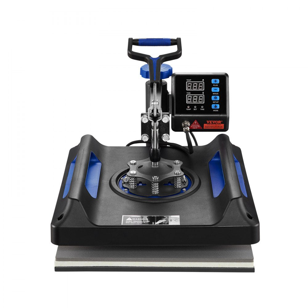 ZHJ-38B - 8 In 1 15x15" Heat Press with Safety Features