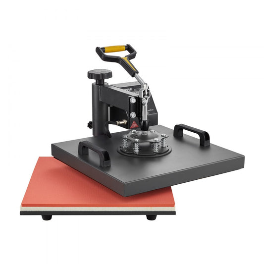 010458340979 - 15x15in VEVOR Heat Press 2-In-1 with Alarm & 360° Swing Design