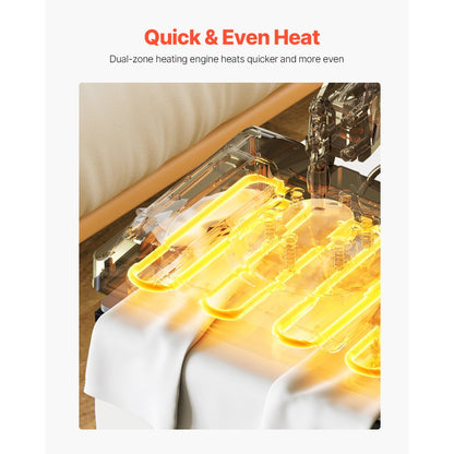 ZHJ-38B - 15" x 15" 8-in-1 Heat Press Machine with Dual-Screen Display