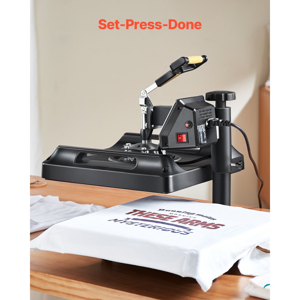 ZHJ-38B - 15" x 15" 8-in-1 Heat Press Machine with Dual-Screen Display