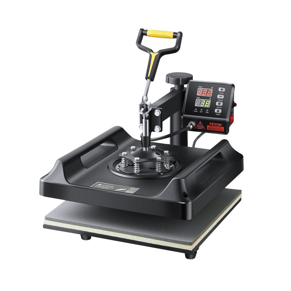 ZHJ-38B - 15" x 15" 8-in-1 Heat Press Machine with Dual-Screen Display