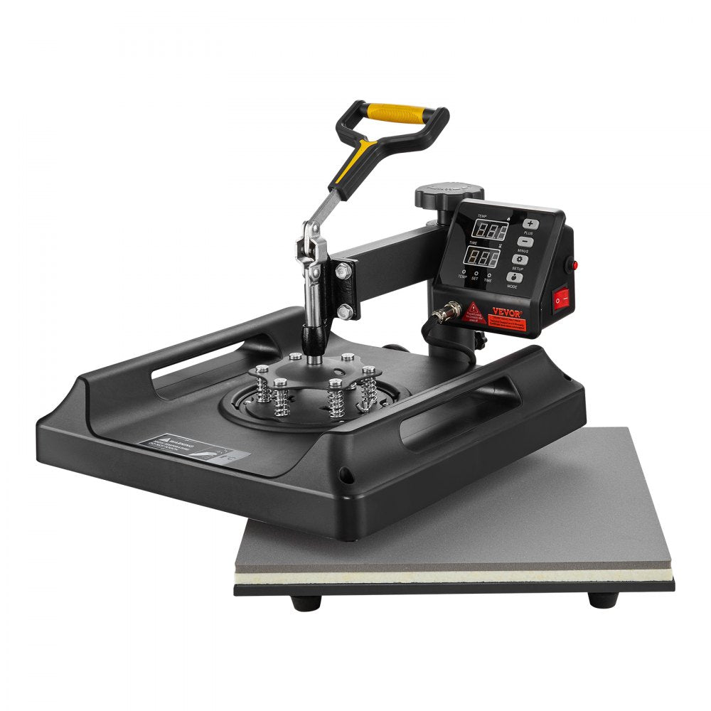 ZHJ-38B - 15" x 15" 8-in-1 Heat Press Machine with Dual-Screen Display