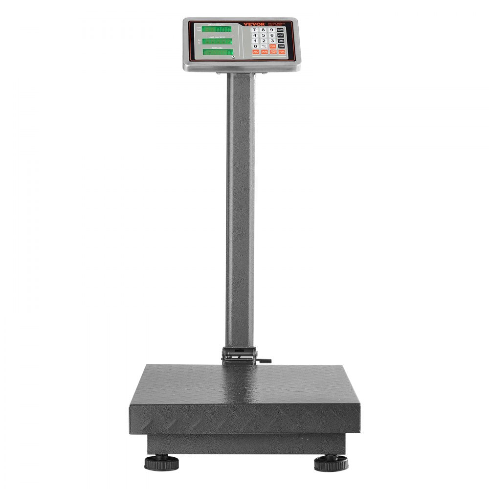 VVYTSYSC - 660 lbs Digital Platform Scale with LED Display & 0.1 lb Accuracy