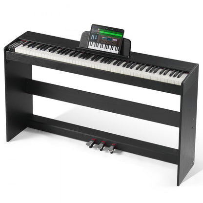 886 - VEVOR 88 Key Digital Piano with Dual Keyboard & Bluetooth
