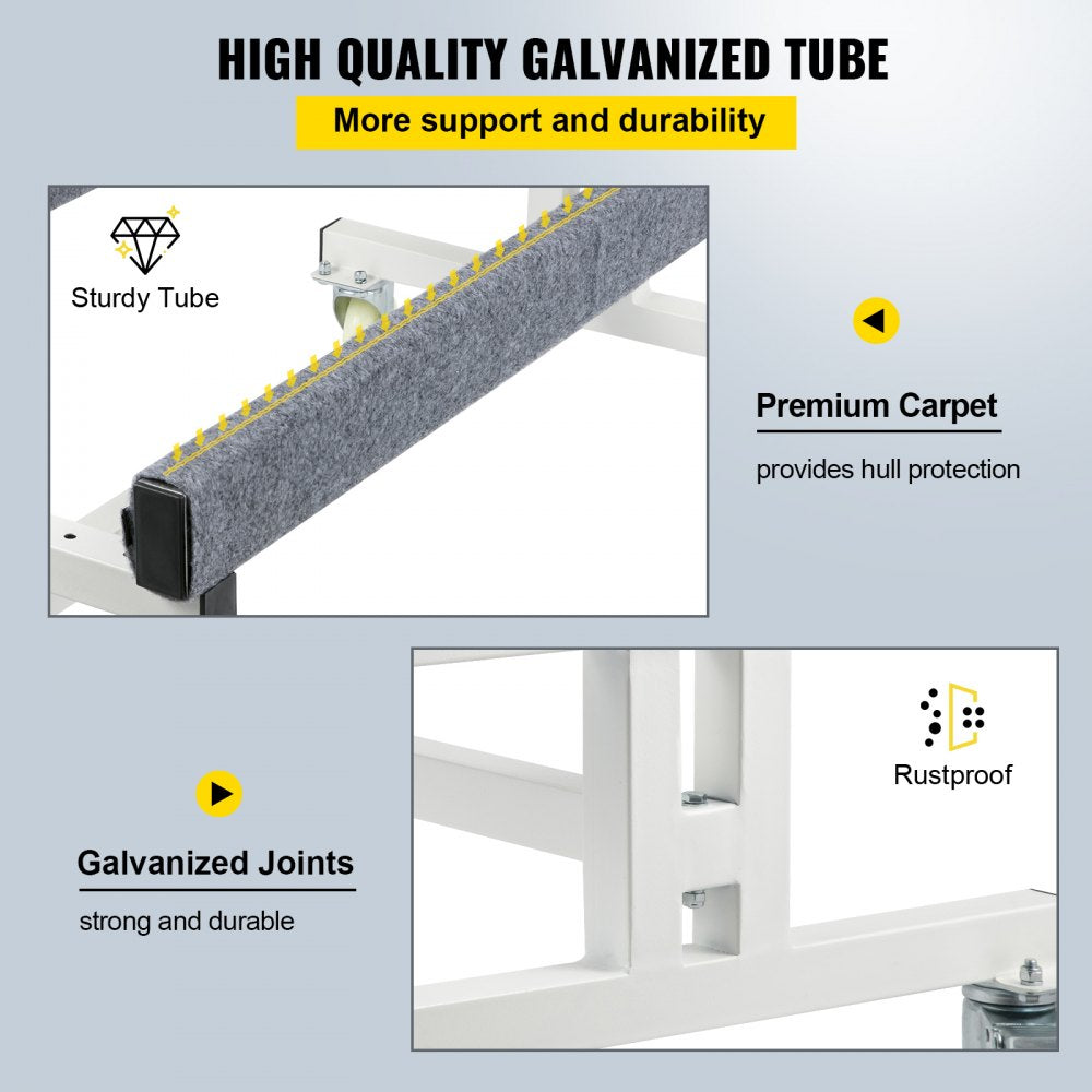 VV-CS-T254819 - Adjustable Jet Ski Dolly with 1300 lbs Capacity and Dual Brakes