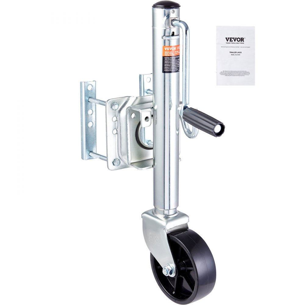 MJ-1001B - Heavy-Duty Trailer Jack for Trailers, Adjustable 32.8 in Lift