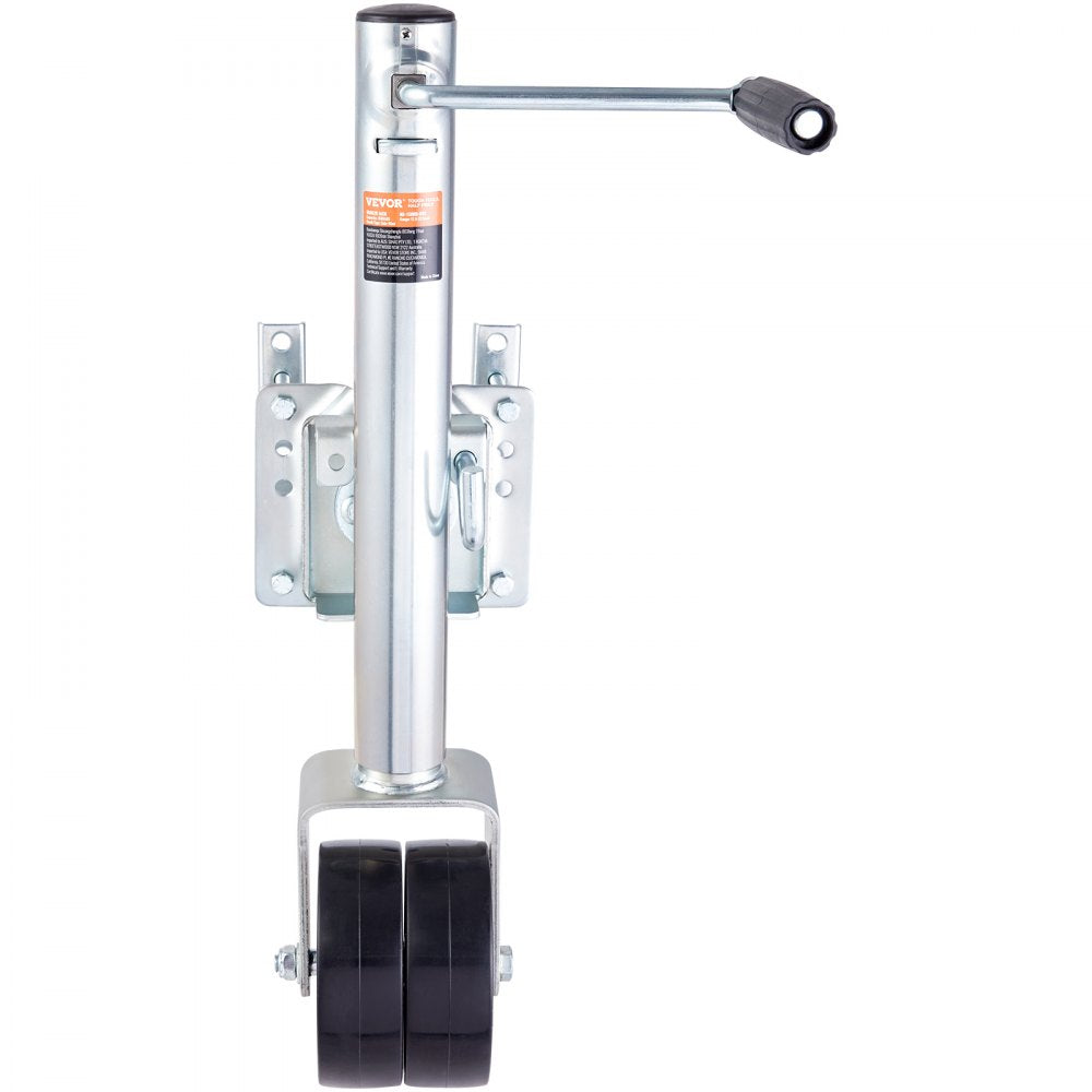 MJ-1500B-DWJ - 35.3 in Heavy-Duty Trailer Jack with PP Wheels 1500 lb Capacity