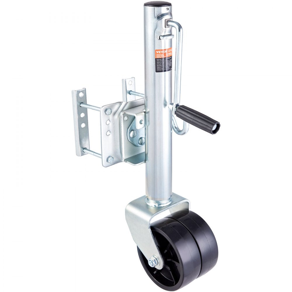 MJ-1500B-DWJ - 35.3 in Heavy-Duty Trailer Jack with PP Wheels 1500 lb Capacity