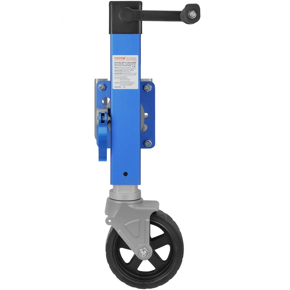 LVT - 1600 lbs Heavy-Duty Aluminum Trailer Jack with PP Wheel