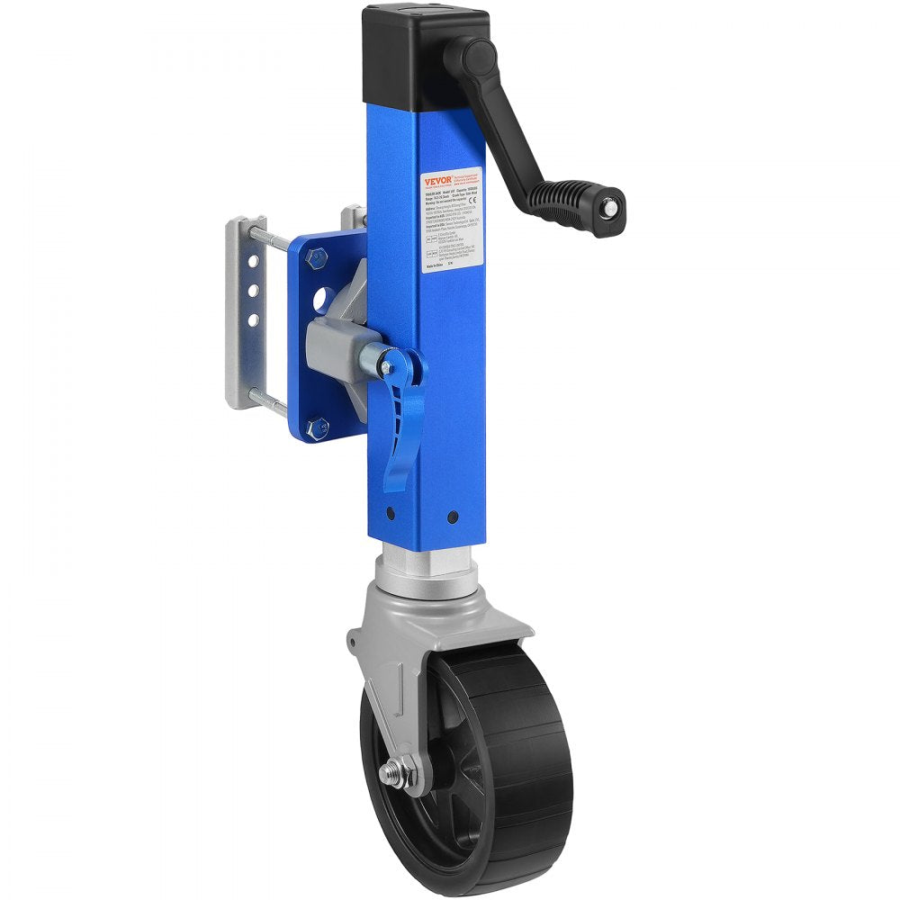 LVT - 1600 lbs Heavy-Duty Aluminum Trailer Jack with PP Wheel