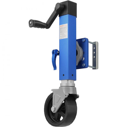LVT - 1600 lbs Heavy-Duty Aluminum Trailer Jack with PP Wheel