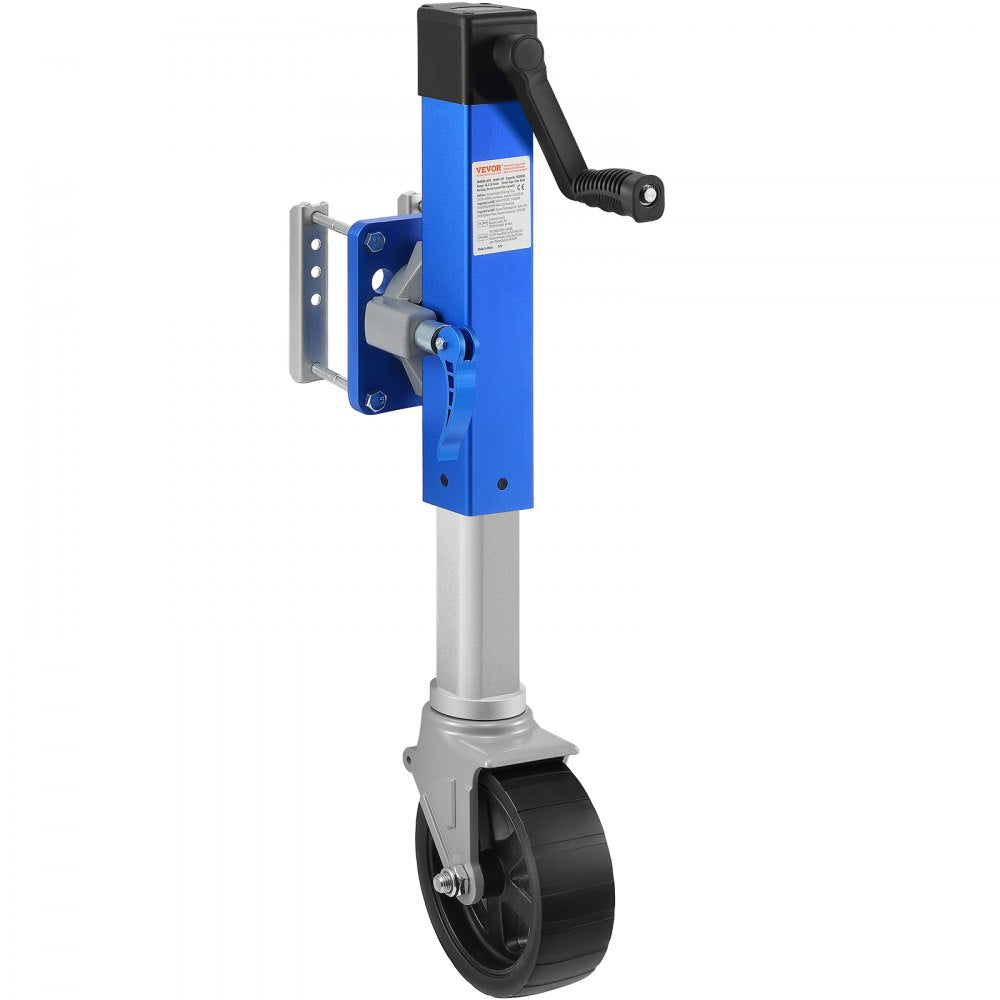 LVT - 1600 lbs Heavy-Duty Aluminum Trailer Jack with PP Wheel