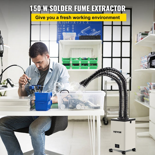 FL250 - Compact 3-Stage Solder Fume Extractor for Clean Workspace