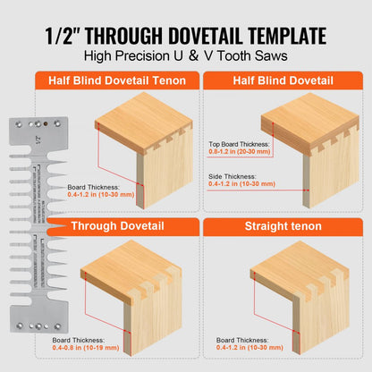 28104-3 - Durable Cast Aluminum Dovetail Jig with 4 Router Bits & 3 Templates