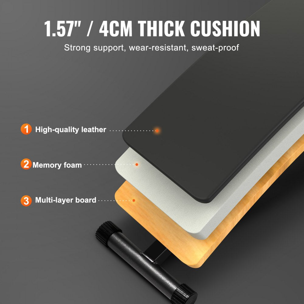 TL906 - Adjustable Weight Bench with 5 Heights for Home Gym Use