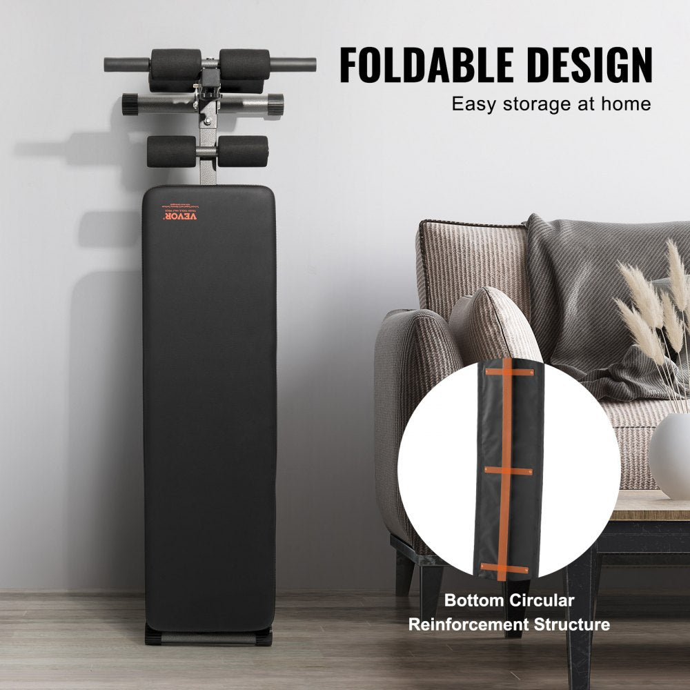 TL906 - Adjustable Weight Bench with 5 Heights for Home Gym Use