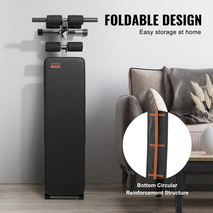 TL906 - Adjustable Weight Bench with 5 Heights for Home Gym Use