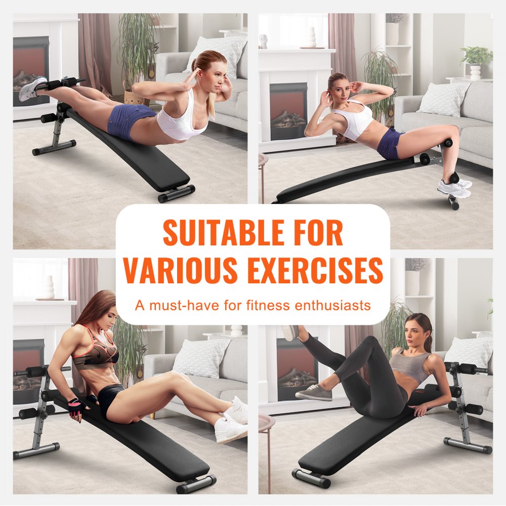 TL906 - Adjustable Weight Bench with 5 Heights for Home Gym Use