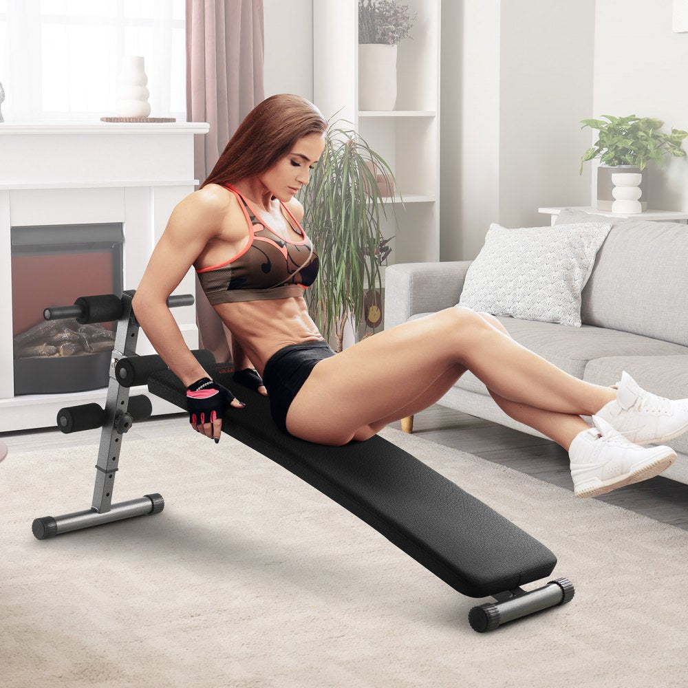 TL906 - Adjustable Weight Bench with 5 Heights for Home Gym Use