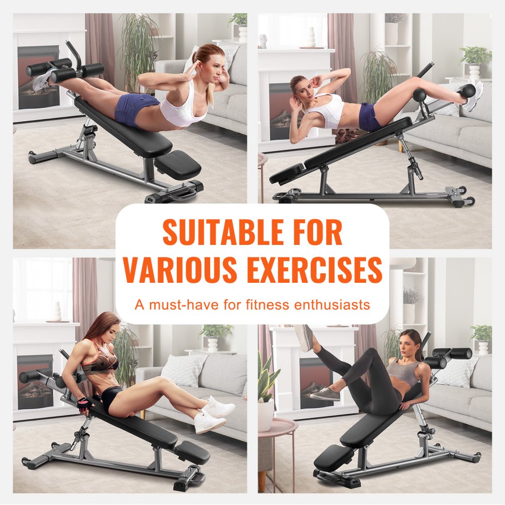 TL903 - Adjustable Fitness Bench for Home Workouts, Incline/Decline Design