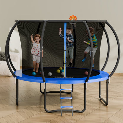 TX-B7123-10FT - 10FT Safe Trampoline for Kids & Adults, 330 lbs Capacity