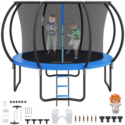 TX-B7123-10FT - 10FT Safe Trampoline for Kids & Adults, 330 lbs Capacity