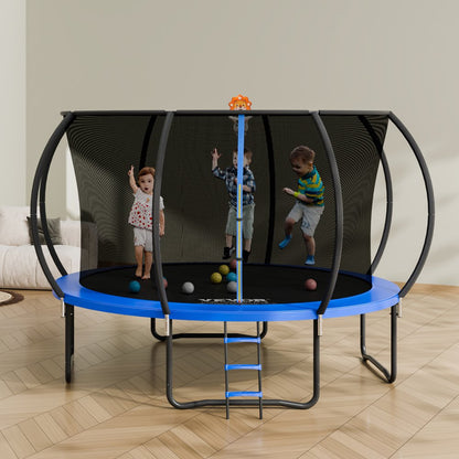 TX-B7123-12FT - Safe 12FT Trampoline for Family Fun with 400 lbs Capacity
