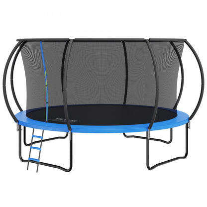 TX-B7123-14FT - 14FT Heavy-Duty Trampoline with Safety Enclosure, 450 lbs Capacity