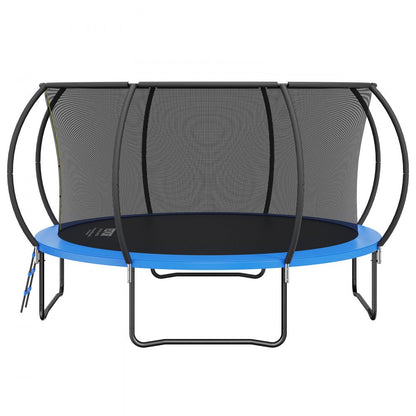 TX-B7123-14FT - 14FT Heavy-Duty Trampoline with Safety Enclosure, 450 lbs Capacity