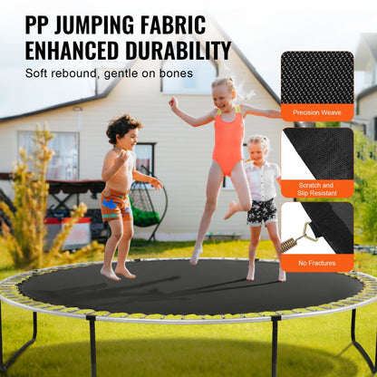 SDKC20240628CGQ - Durable 12ft Trampoline Mat with 72 V-Rings, UV Protection