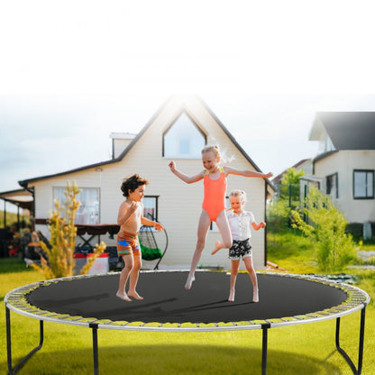 SDKC202369CCZECGG - 15ft Trampoline Mat, Durable PP, 96 V-Rings, 159" Diameter