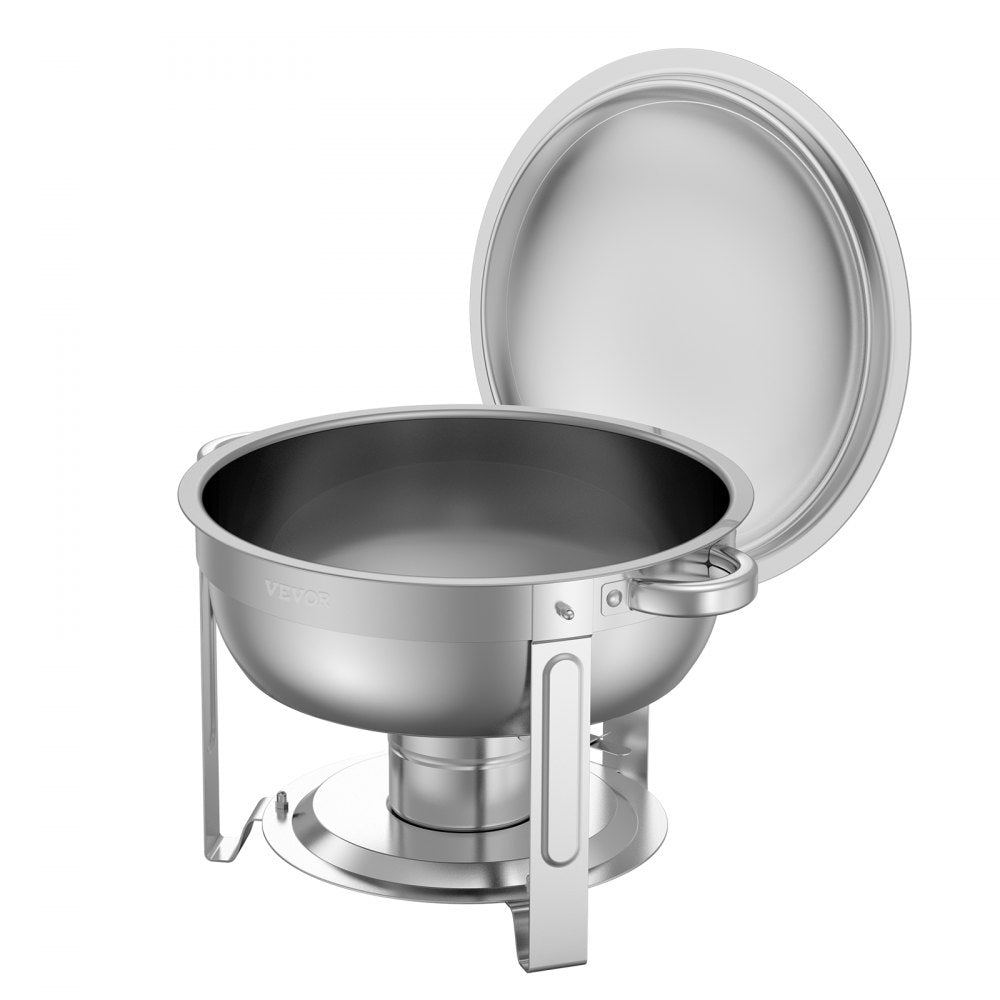 JZYYXCL5LGG2 - 5 Qt Stainless Steel Chafing Dish Set for 4 People