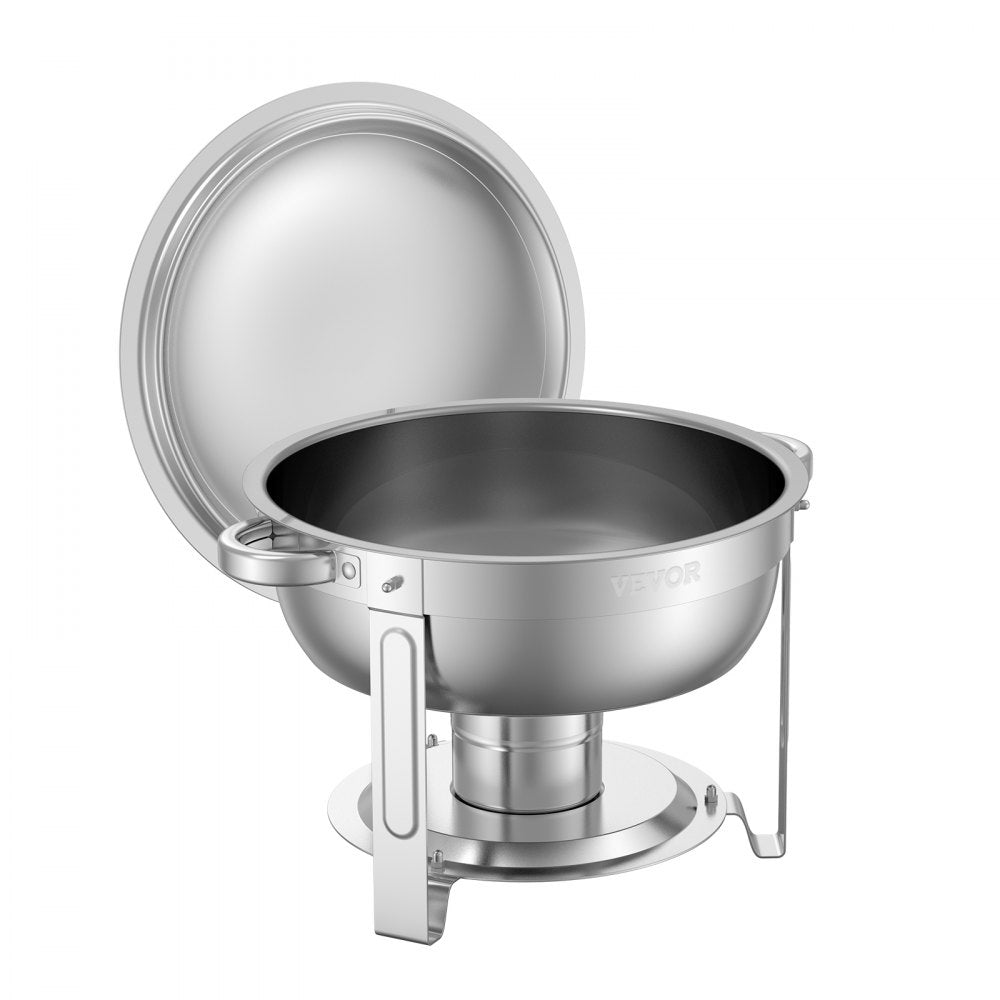 JZYYXCL5LGG2 - 5 Qt Stainless Steel Chafing Dish Set for 4 People