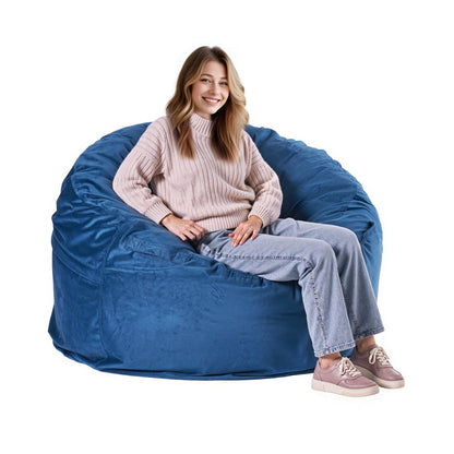 SM-FBB-01 - Comfortable Round Bean Bag Chair with Washable Cover
