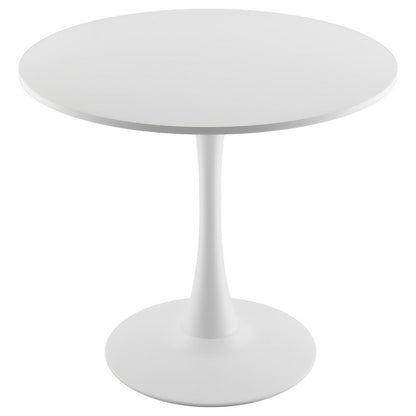 SR241142 - 31.5" White MDF Multifunctional Dining Table for 2-4