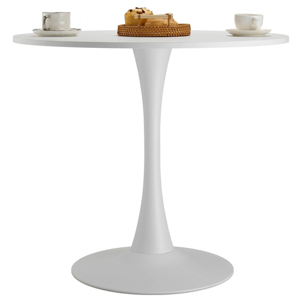 SR241142 - 31.5" White MDF Multifunctional Dining Table for 2-4