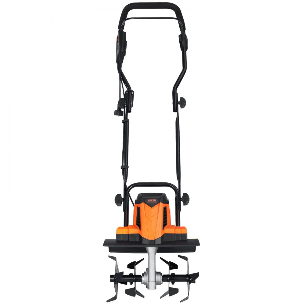 TLEG08 - VEVOR 10 Amp Compact Electric Tiller for Small Gardens, 14" Wide