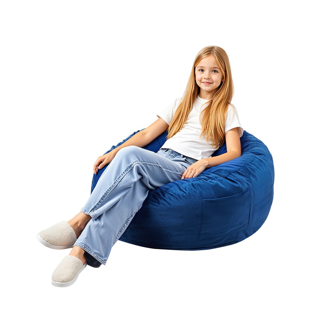 SM-SS-01 - 3ft Soft Memory Foam Bean Bag Chair with Washable Cover