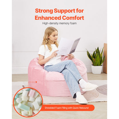 SM-SS-02 - 3ft Round VEVOR Bean Bag Chair with Removable Cover