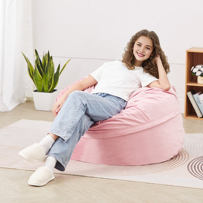 SM-SS-02 - 3ft Round VEVOR Bean Bag Chair with Removable Cover