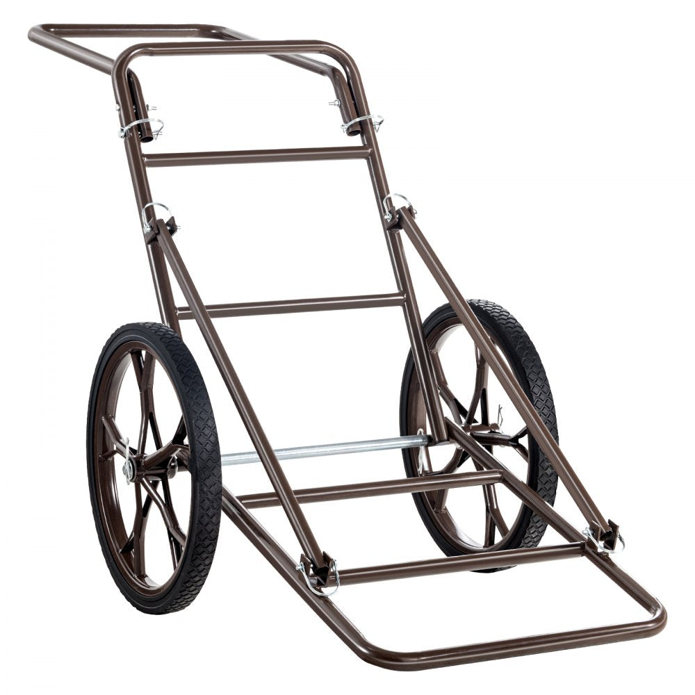 YL1701 - Heavy-Duty 500LB Folding Deer Cart with 17" Rubber Tires