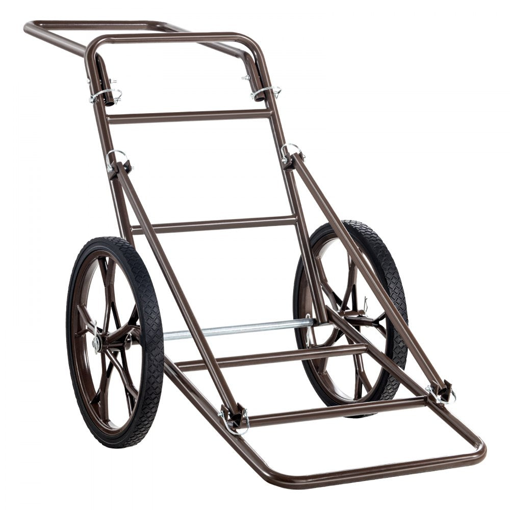 YL1701 - Heavy-Duty 500LB Folding Deer Cart with 17" Rubber Tires