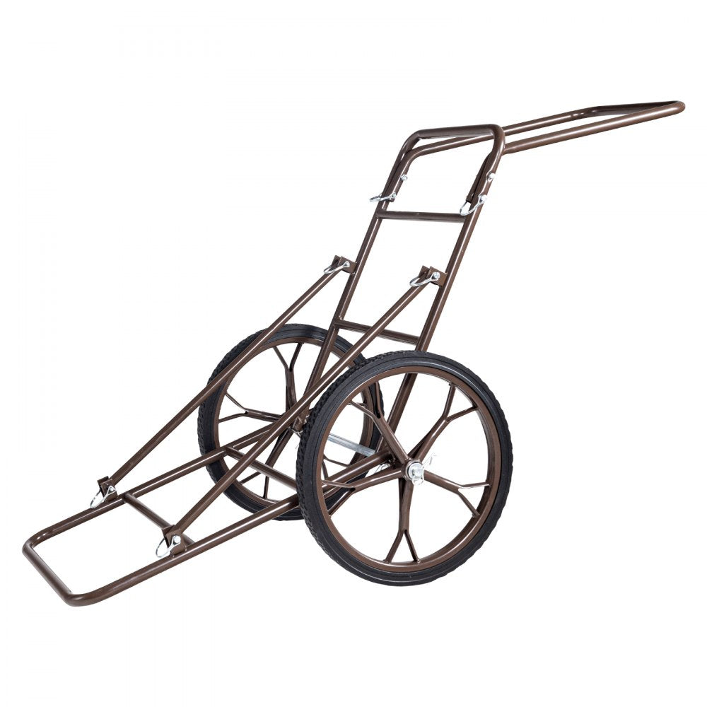 YL1701 - Heavy-Duty 500LB Folding Deer Cart with 17" Rubber Tires